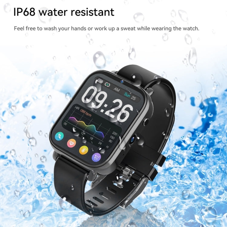 Z20 1.75 inch Screen 4G LTE Smart Watch Android 9 OS 4GB+128GB(Black) by buy2fix
