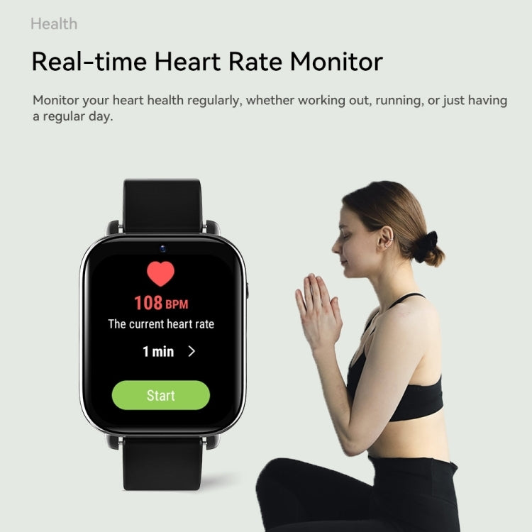 Z20 1.75 inch Screen 4G LTE Smart Watch Android 9 OS 4GB+128GB(Black) by buy2fix