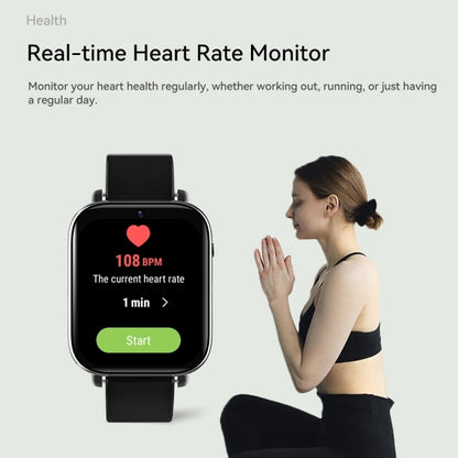 Z20 1.75 inch Screen 4G LTE Smart Watch Android 9 OS 4GB+128GB(Black) by buy2fix