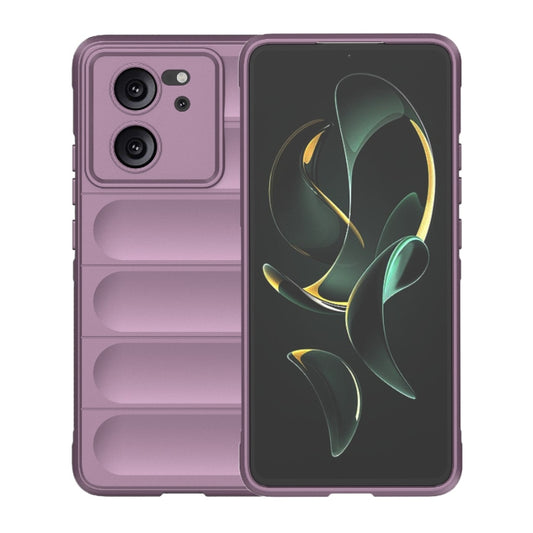 For Xiaomi Redmi K60 Ultra Magic Shield TPU + Flannel Phone Case(Purple) - Xiaomi Cases by buy2fix | Online Shopping UK | buy2fix