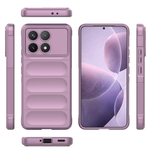 For Xiaomi Redmi K70 / K70 Pro 5G Magic Shield TPU + Flannel Phone Case(Purple) - Xiaomi Cases by buy2fix | Online Shopping UK | buy2fix