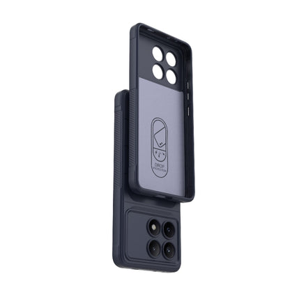 For Xiaomi Redmi K70E 5G Magic Shield TPU + Flannel Phone Case(Light Blue) - Xiaomi Cases by buy2fix | Online Shopping UK | buy2fix