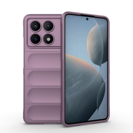For Xiaomi Redmi K70E 5G Magic Shield TPU + Flannel Phone Case(Purple) - Xiaomi Cases by buy2fix | Online Shopping UK | buy2fix