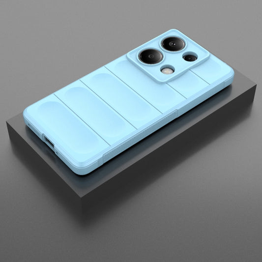 For Xiaomi Redmi Note 13 Pro 4G Global Magic Shield TPU + Flannel Phone Case(Light Blue) - Xiaomi Cases by buy2fix | Online Shopping UK | buy2fix