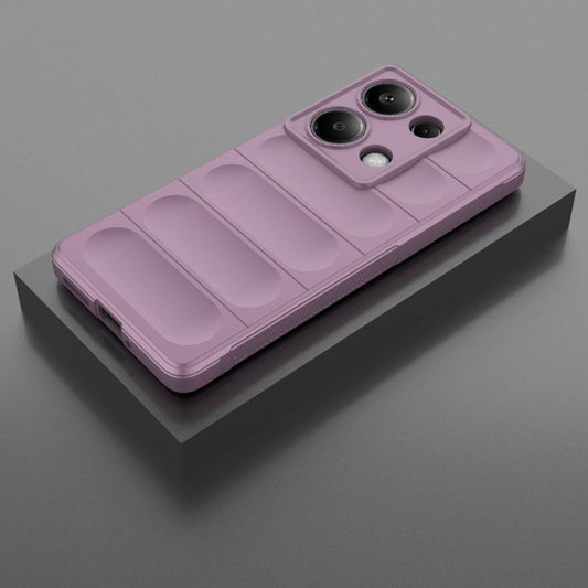 For Xiaomi Redmi Note 13 Pro 4G Global Magic Shield TPU + Flannel Phone Case(Purple) - Xiaomi Cases by buy2fix | Online Shopping UK | buy2fix