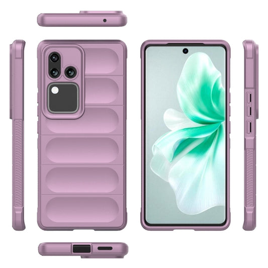 For vivo S18 5G Magic Shield TPU + Flannel Phone Case(Purple) - vivo Cases by buy2fix | Online Shopping UK | buy2fix