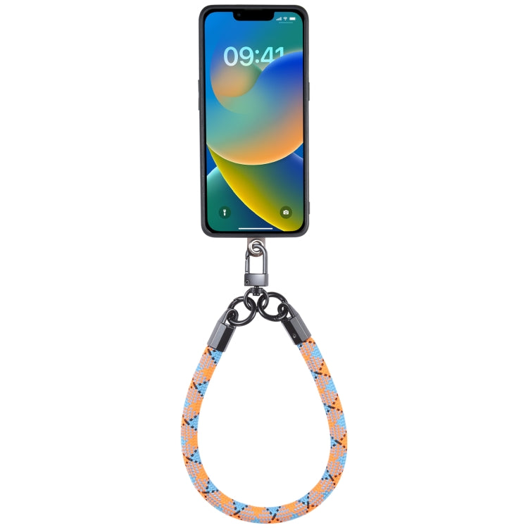 Universal Phone Short Lanyard(Blue Black Orange) - Lanyards & Wrist Straps by buy2fix | Online Shopping UK | buy2fix