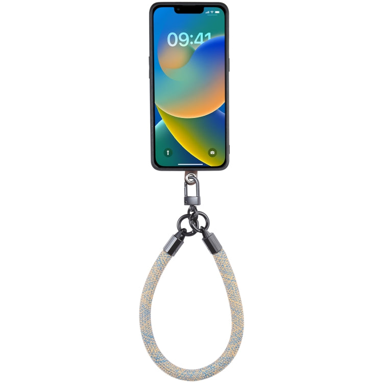 Universal Phone Short Lanyard(Gold + Blue) - Lanyards & Wrist Straps by buy2fix | Online Shopping UK | buy2fix