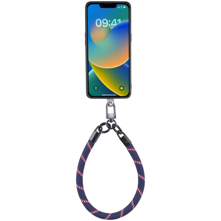 Universal Phone Short Lanyard(Dark Blue + Red) - Lanyards & Wrist Straps by buy2fix | Online Shopping UK | buy2fix