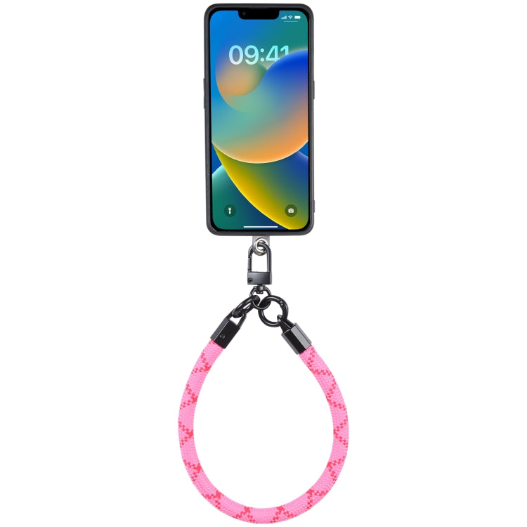 Universal Phone Short Lanyard(Pink + Red) - Lanyards & Wrist Straps by buy2fix | Online Shopping UK | buy2fix