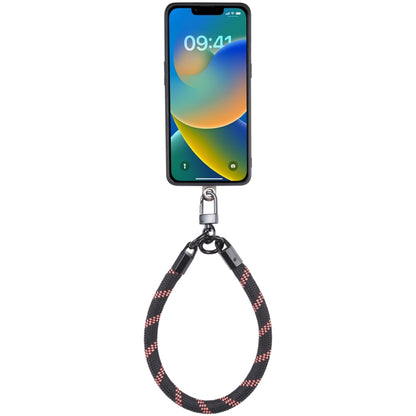 Universal Phone Short Lanyard(Black + Pink) - Lanyards & Wrist Straps by buy2fix | Online Shopping UK | buy2fix