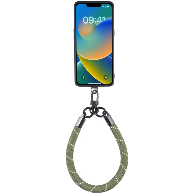 Universal Phone Short Lanyard(Army Green + White) - Lanyards & Wrist Straps by buy2fix | Online Shopping UK | buy2fix