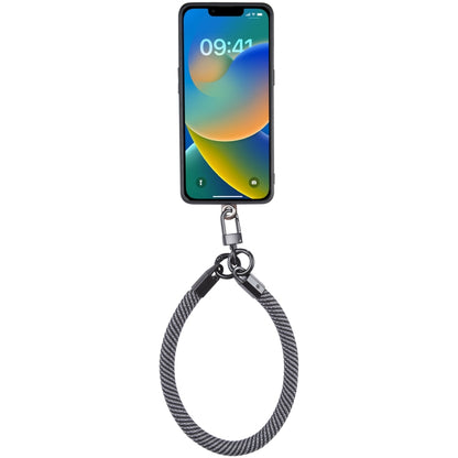 Universal Phone Short Lanyard(Black + Grey) - Lanyards & Wrist Straps by buy2fix | Online Shopping UK | buy2fix