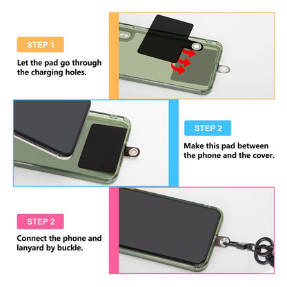 Universal Phone Short Lanyard(Yellow Green Brown) - Lanyards & Wrist Straps by buy2fix | Online Shopping UK | buy2fix