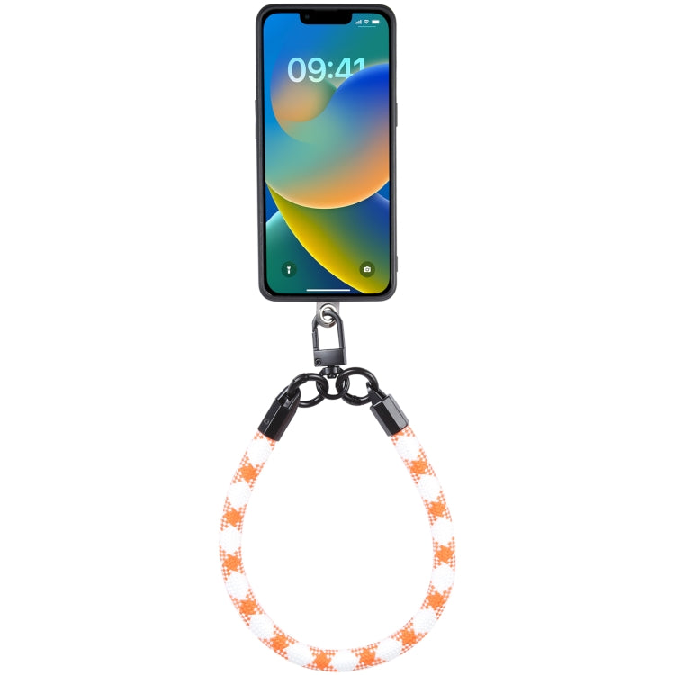 Universal Phone Short Lanyard(Orange White) - Lanyards & Wrist Straps by buy2fix | Online Shopping UK | buy2fix