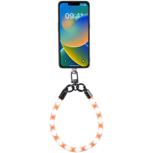 Universal Phone Short Lanyard(Orange White) - Lanyards & Wrist Straps by buy2fix | Online Shopping UK | buy2fix