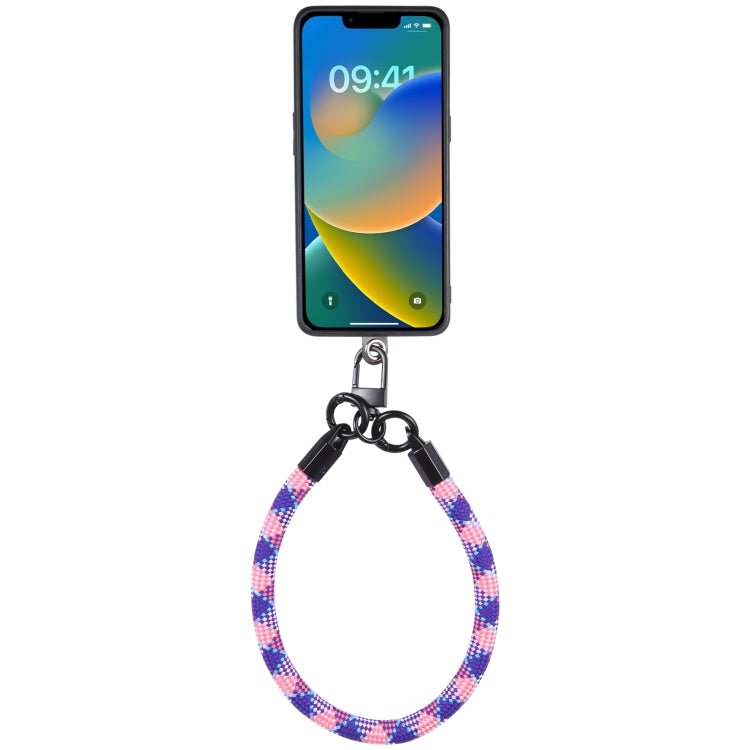 Universal Phone Short Lanyard(Pink Purple Blue) - Lanyards & Wrist Straps by buy2fix | Online Shopping UK | buy2fix