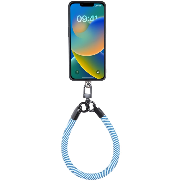 Universal Phone Short Lanyard(Blue + White) - Lanyards & Wrist Straps by buy2fix | Online Shopping UK | buy2fix