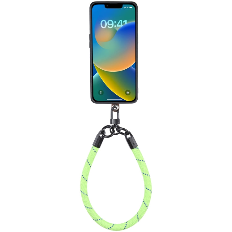 Universal Phone Short Lanyard(Light Green + Blue) - Lanyards & Wrist Straps by buy2fix | Online Shopping UK | buy2fix