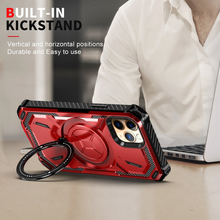 For iPhone 11 Pro Armor Series Holder Phone Case(Light Purple) by buy2fix