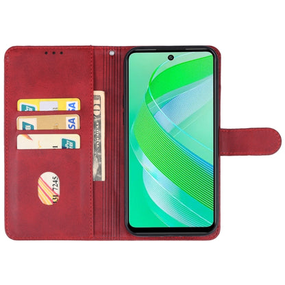 For Infinix Smart 8 Pro Leather Phone Case(Red) - Infinix Cases by buy2fix | Online Shopping UK | buy2fix