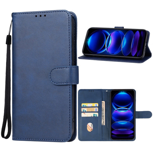 For Xiaomi Redmi Note 13 Pro 5G Leather Phone Case(Blue) - Xiaomi Cases by buy2fix | Online Shopping UK | buy2fix