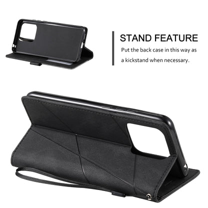 For Xiaomi 13 Skin Feel Splicing Leather Phone Case(Black) - Xiaomi Cases by buy2fix | Online Shopping UK | buy2fix