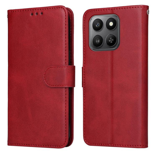 For Honor 400 Smart 5G / X7d 4G / Play 10T 5G Classic Calf Texture Flip Leather Phone Case(Red)