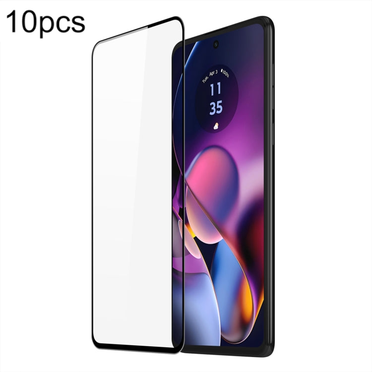 For Motorola Moto G54 / G84 10pcs DUX DUCIS 0.33mm 9H Medium Alumina Tempered Glass Film by DUX DUCIS