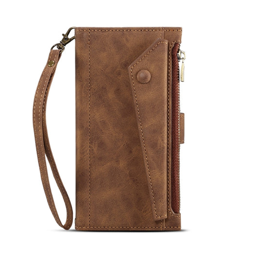 For Google Pixel 8A ESEBLE Retro Frosted RFID Flip Leather Phone Case(Brown) - Google Cases by ESEBLE | Online Shopping UK | buy2fix