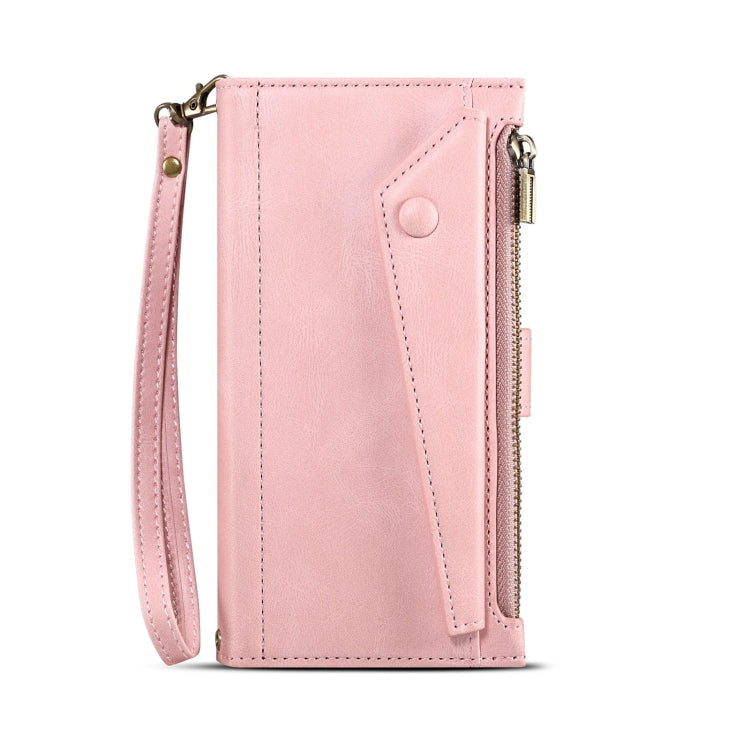 For Google Pixel 8A ESEBLE Retro Frosted RFID Flip Leather Phone Case(Rose Gold) - Google Cases by ESEBLE | Online Shopping UK | buy2fix