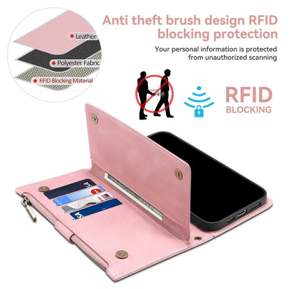 For Google Pixel 8A ESEBLE Retro Frosted RFID Flip Leather Phone Case(Rose Gold) - Google Cases by ESEBLE | Online Shopping UK | buy2fix