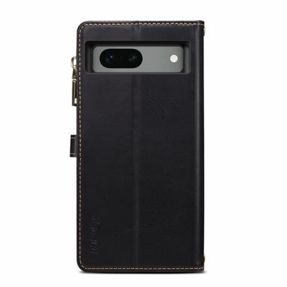 For Google Pixel 8A ESEBLE Star Series Lanyard Zipper Wallet RFID Leather Case(Black) - Google Cases by ESEBLE | Online Shopping UK | buy2fix