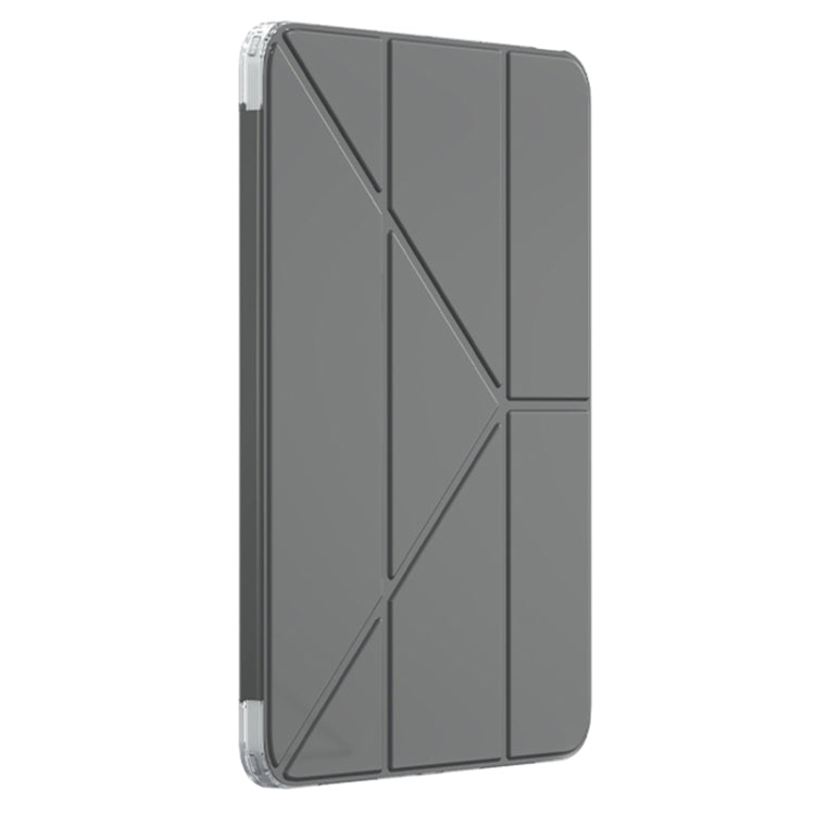 For iPad Air 11 2025 / 2024 Mutural Deformation Stand Smart Leather Tablet Case(Black) - iPad Air 11 2025 / 2024 Cases by Mutural | Online Shopping UK | buy2fix