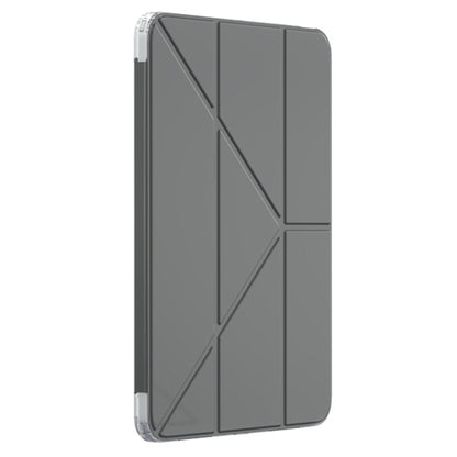 For iPad Air 11 2025 / 2024 Mutural Deformation Stand Smart Leather Tablet Case(Black) - iPad Air 11 2025 / 2024 Cases by Mutural | Online Shopping UK | buy2fix