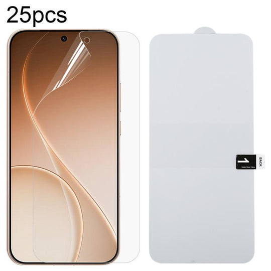 For OPPO Reno15 Pro 5G Global 25pcs Full Screen Protector Explosion-proof Hydrogel Film