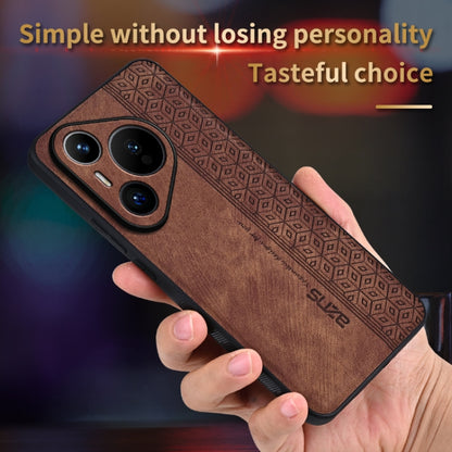 For Huawei Pura 70 Pro AZNS 3D Embossed Skin Feel Phone Case(Purple) - Huawei Cases by AZNS | Online Shopping UK | buy2fix