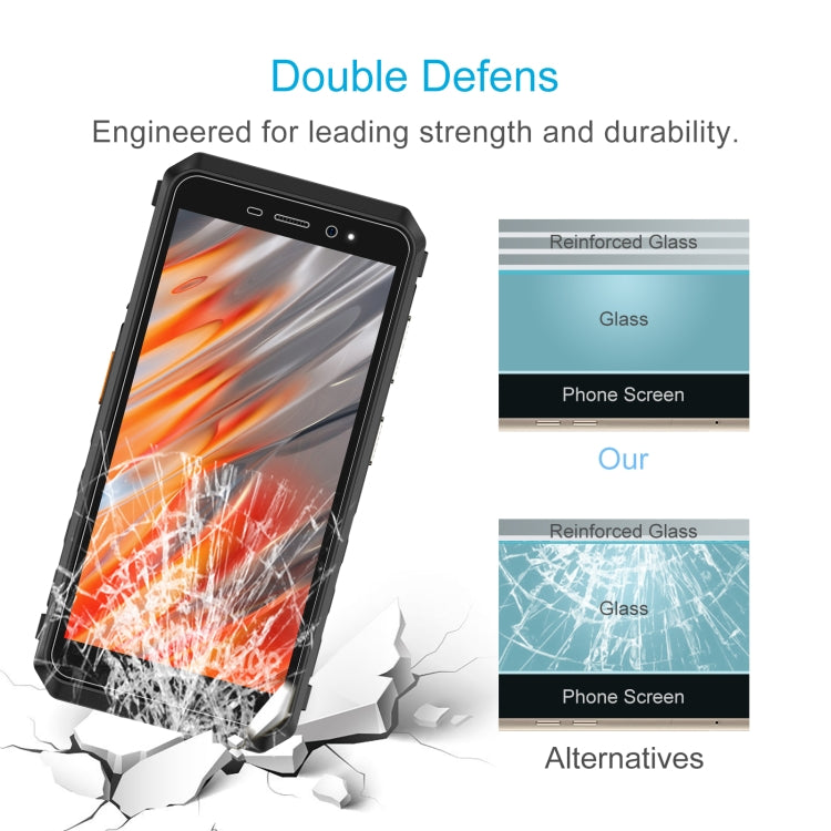 For Ulefone Power Armor X11 10pcs 0.26mm 9H 2.5D Tempered Glass Film by buy2fix