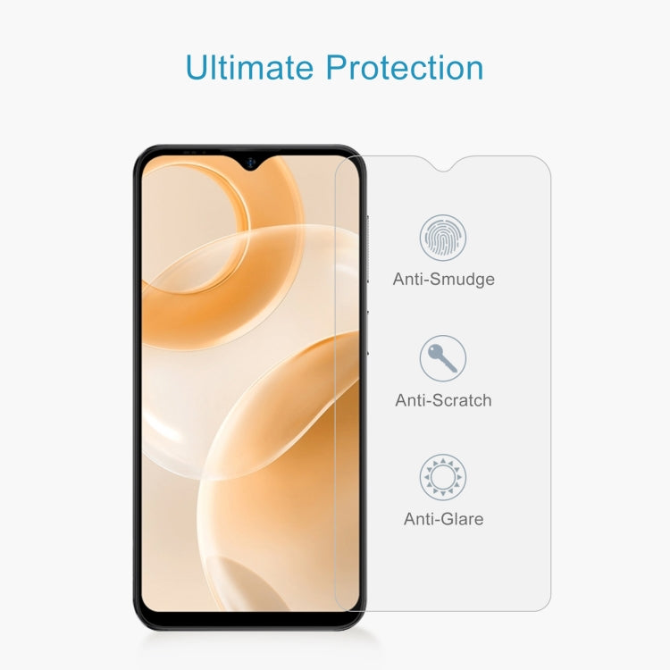 For Ulefone Note 15 10pcs 0.26mm 9H 2.5D Tempered Glass Film by buy2fix