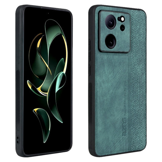For Xiaomi 13T / 13T Pro / Redmi K60 Ultra AZNS 3D Embossed Skin Feel Phone Case(Dark Green) - Xiaomi Cases by AZNS | Online Shopping UK | buy2fix