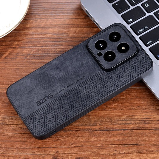 For Xiaomi 14 AZNS 3D Embossed Skin Feel Phone Case(Black) - Xiaomi Cases by AZNS | Online Shopping UK | buy2fix