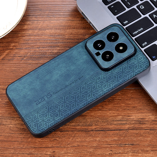 For Xiaomi 14 AZNS 3D Embossed Skin Feel Phone Case(Dark Green) - Xiaomi Cases by AZNS | Online Shopping UK | buy2fix