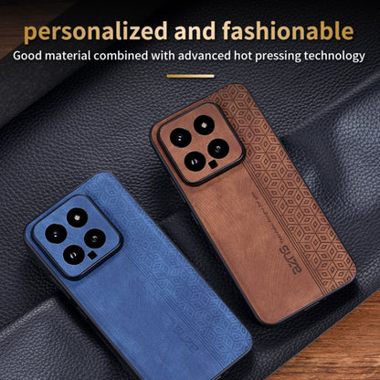 For Xiaomi 14 AZNS 3D Embossed Skin Feel Phone Case(Purple) - Xiaomi Cases by AZNS | Online Shopping UK | buy2fix