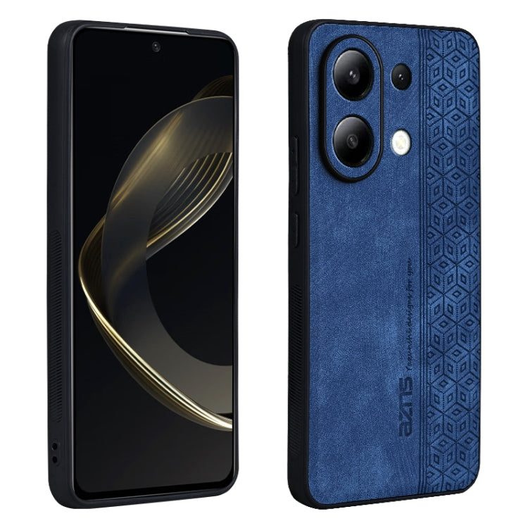 For Xiaomi Redmi Note 13 4G AZNS 3D Embossed Skin Feel Phone Case(Sapphire Blue) - Xiaomi Cases by AZNS | Online Shopping UK | buy2fix