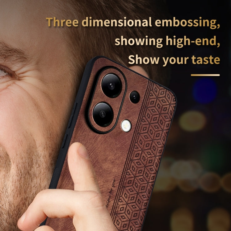 For Xiaomi Redmi Note 13 4G AZNS 3D Embossed Skin Feel Phone Case(Sapphire Blue) - Xiaomi Cases by AZNS | Online Shopping UK | buy2fix