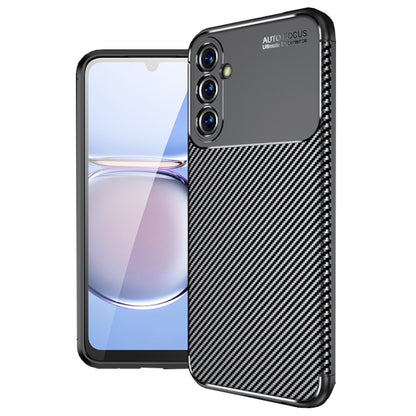 For Samsung Galaxy A05s Carbon Fiber Texture Shockproof TPU Phone Case(Black) by buy2fix