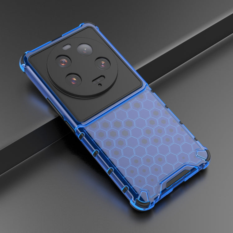 For Xiaomi 13 Ultra Shockproof Honeycomb PC + TPU Phone Case(Blue) - Xiaomi Cases by buy2fix | Online Shopping UK | buy2fix