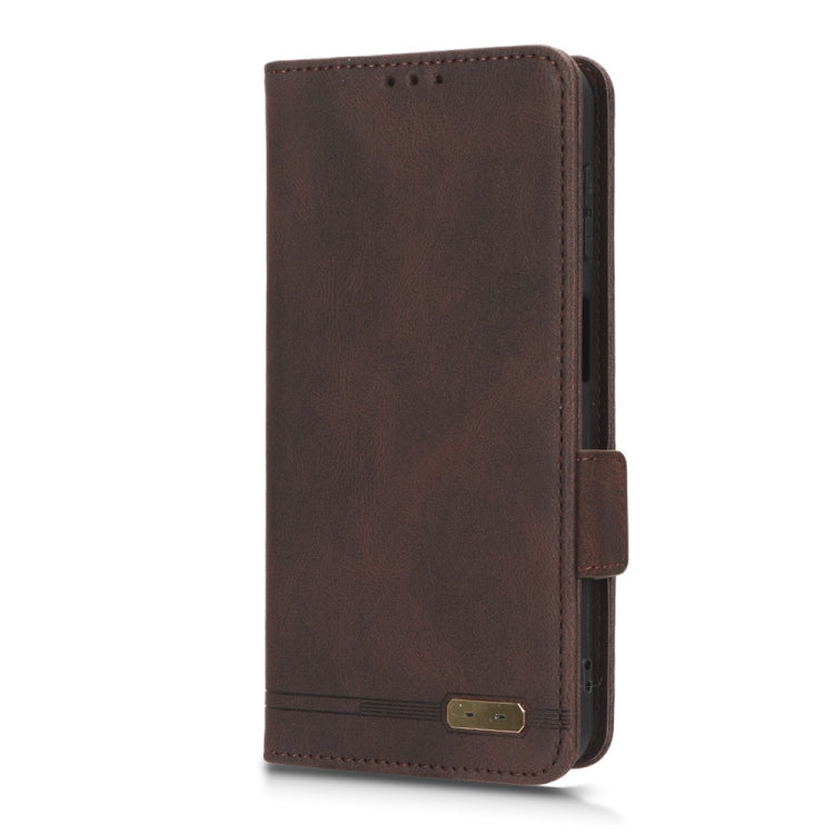 For Samsung Galaxy F14 Magnetic Clasp Leather Phone Case(Brown) by buy2fix