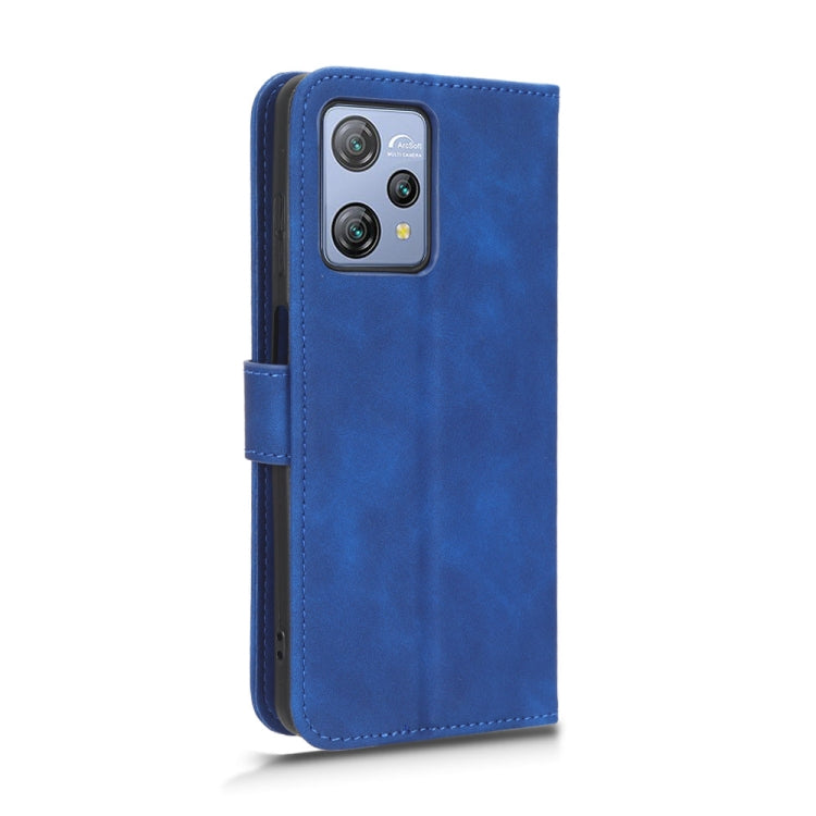 For Blackview A53 Pro Skin Feel Magnetic Flip Leather Phone Case(Blue) by buy2fix