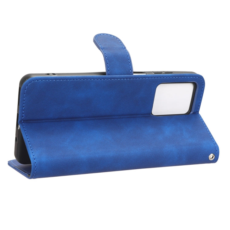 For Blackview A53 Pro Skin Feel Magnetic Flip Leather Phone Case(Blue) by buy2fix